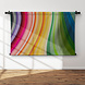 Compositie van papier in regenboogkleuren