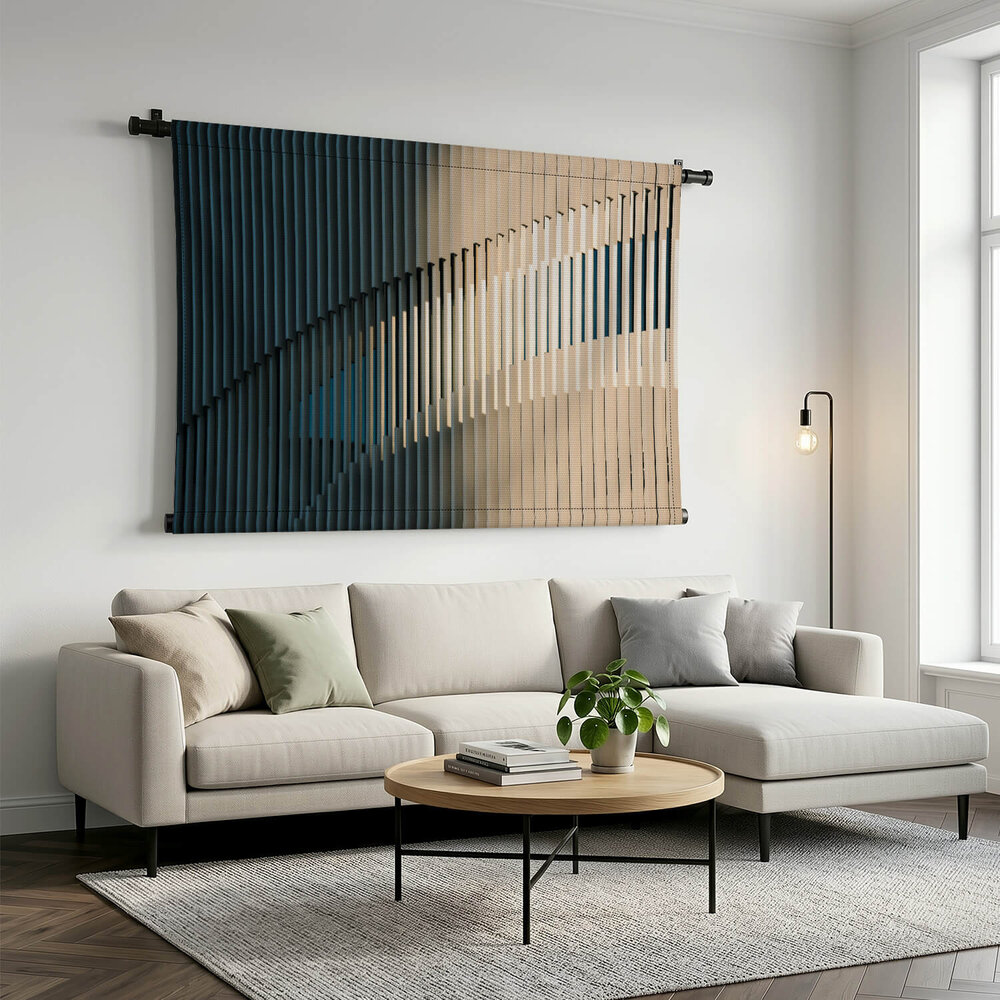 Moderne architectuur van verticale lijnen