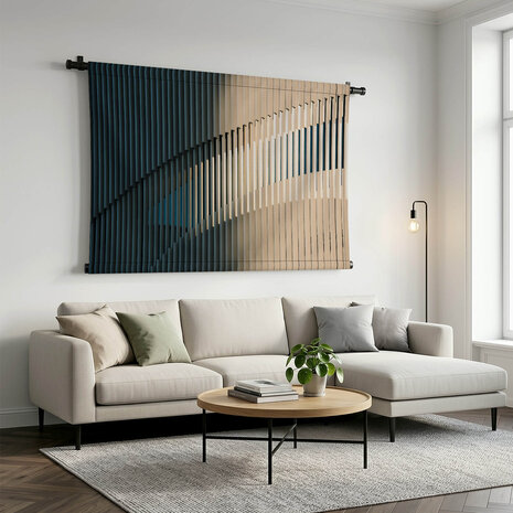 Moderne architectuur van verticale lijnen