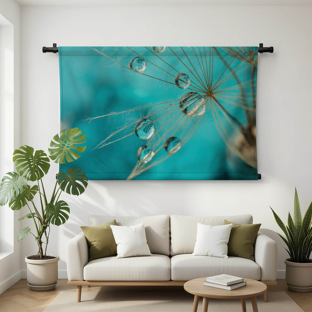 Abstracte paardenbloem