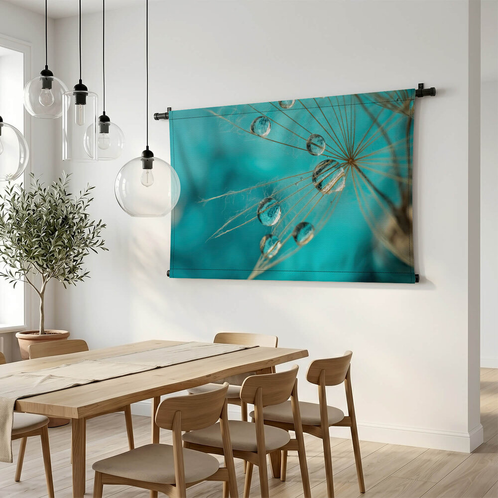 Abstracte paardenbloem