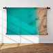 Turquoise oceaan van bovenaf