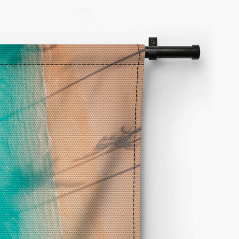 Turquoise oceaan van bovenaf