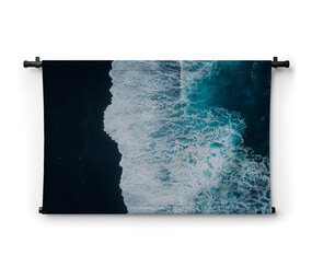 Abstract blauwe zee