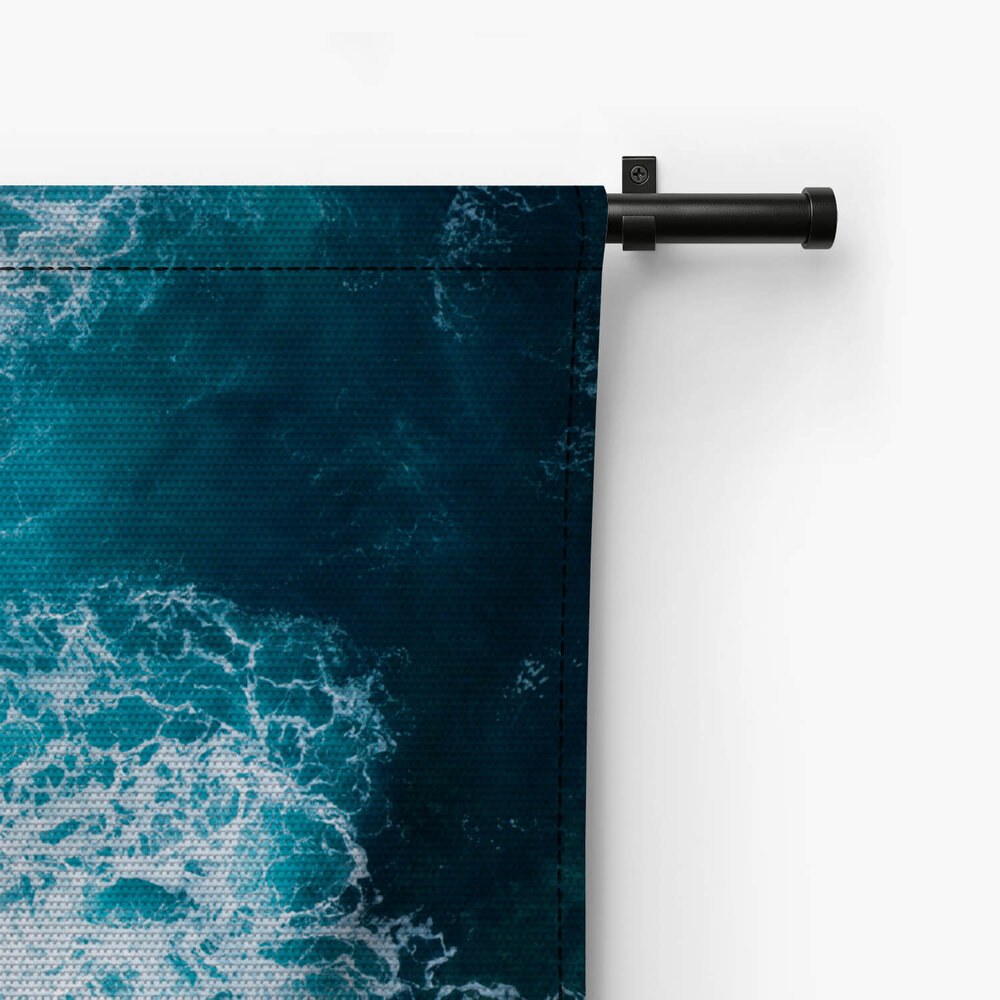 Abstract blauwe zee