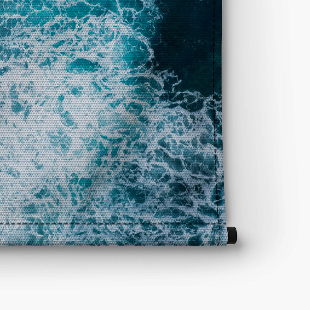 Abstract blauwe zee