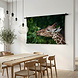 Elegante etende giraffe