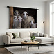 Schapen in de stal