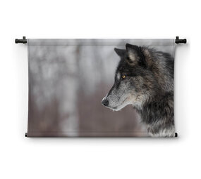 Portret wolf van opzij