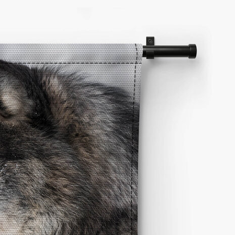 Portret wolf van opzij