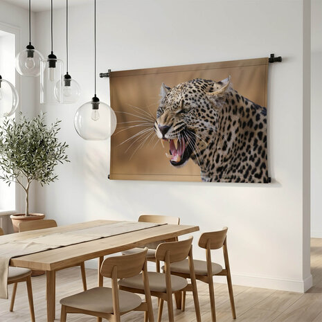 Grommende luipaard