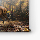 Trots hert in het herfstbos
