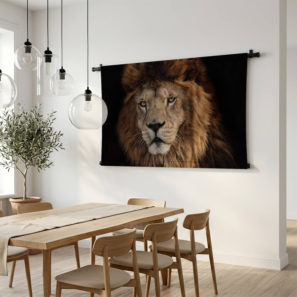 Imposante manen van de leeuw