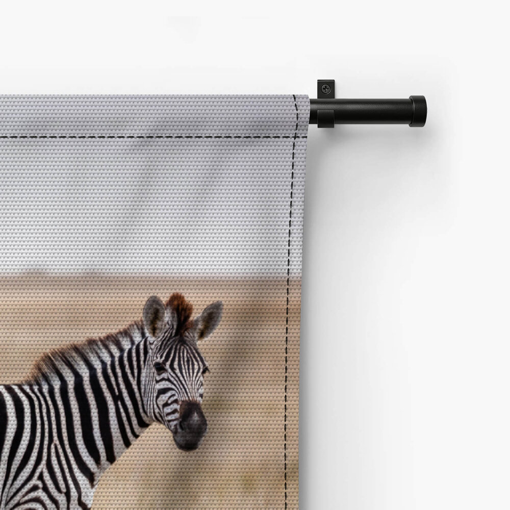 Sierlijke zebra's op de savanne