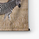 Sierlijke zebra's op de savanne