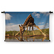 Knappe drinkpose van de giraffe