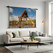 Knappe drinkpose van de giraffe
