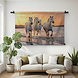 Witte paarden aan zee