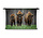 Drie bizons in het bos