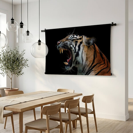 Schitterend hoofd van Sumatraanse tijger