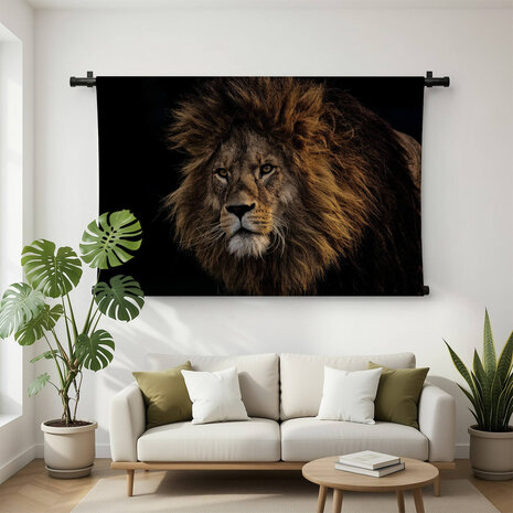 Wilde leeuw als koning van de jungle