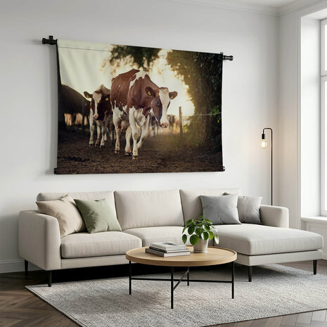 Statige koeien bij de boerderij