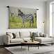Volwassen zebra in Tanzania