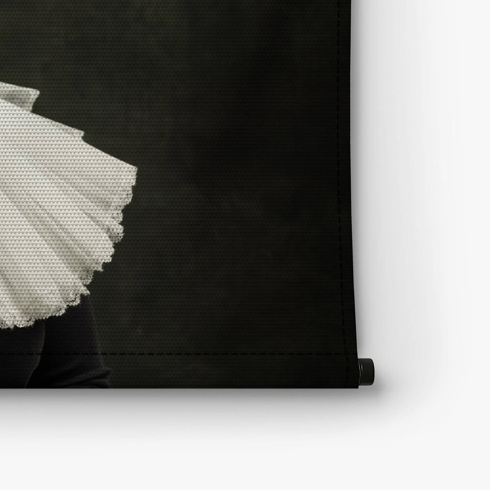 Art-portret van middeleeuwse Afrikaanse jonge vrouw