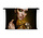 Kunstmake-up met gouden schittering