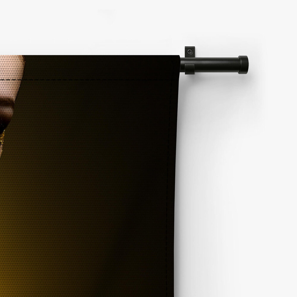 Kunstmake-up met gouden schittering