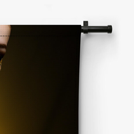 Kunstmake-up met gouden schittering