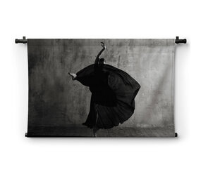 Ballerina in zwart-wit