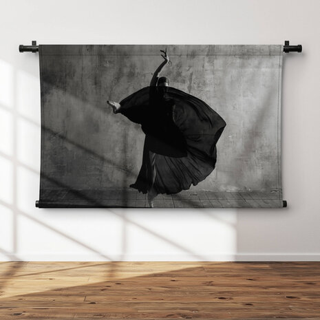 Ballerina in zwart-wit