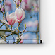 Blauwe luchten met magnolia