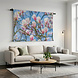 Blauwe luchten met magnolia