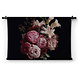 Mooi boeket van verschillende bloemen met vintage effect