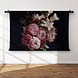 Mooi boeket van verschillende bloemen met vintage effect