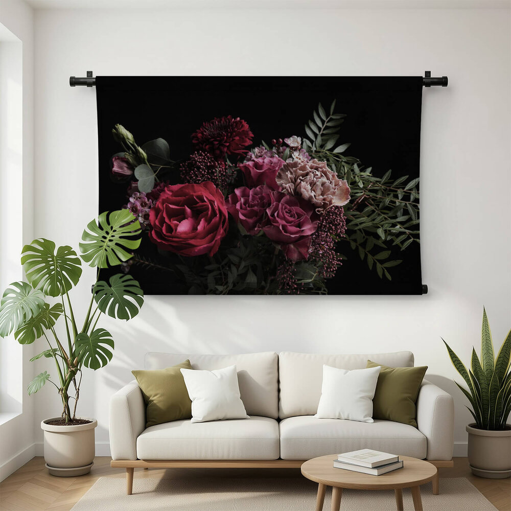 Bloemenboeket in bijzondere vintage achtige stijl