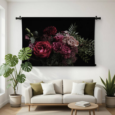 Bloemenboeket in bijzondere vintage achtige stijl