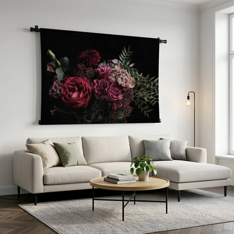 Bloemenboeket in bijzondere vintage achtige stijl