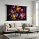 Frivole tulpen in paars roze en geel