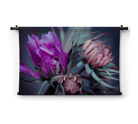 Bloemen met paarse en roze knoppen