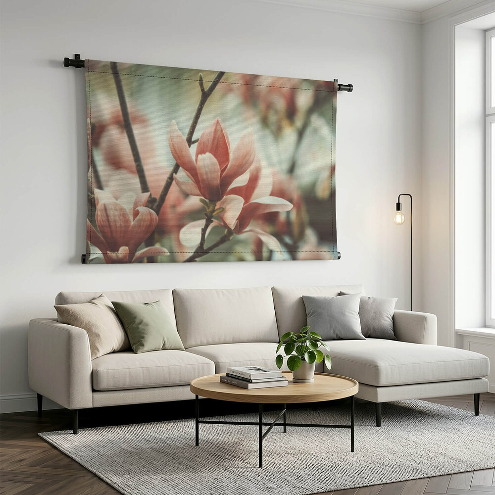Romantisch magnolia in poederroze