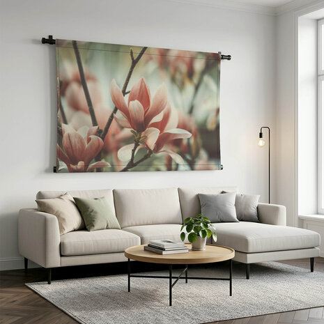 Romantisch magnolia in poederroze