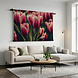 Romantiek van de roze tulpen