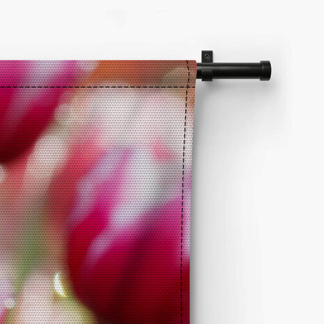 Roze tulpen in ochtenddauw