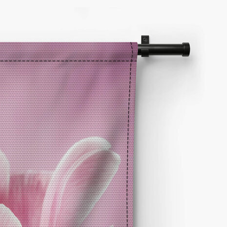 Roze tulp helemaal geopend