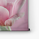 Roze tulp helemaal geopend