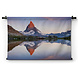 Zwitserland Matterhorn met weerspiegeling op het wateroppervlak