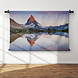 Zwitserland Matterhorn met weerspiegeling op het wateroppervlak